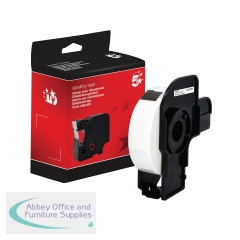 5 Star Non-OEM Replacement for Brother DK-11203 Black on White 17mm x 87mm 300/Roll FS673281