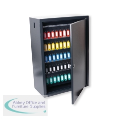 5 Star Deluxe Steel Key Cabinet 300 Key Capacity Dark Grey FS675210