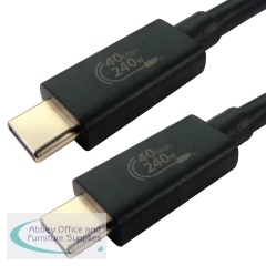 5 Star USB-C to USB-C Charging 240W Black 1m FS675424