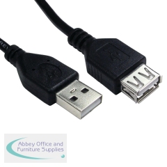 5 Star A to A USB2.0 Type A M to Type A F Extension Cable 3m FS675468