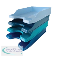 5 Star Letter Tray Cool Breeze (Pack of 4) FS676683