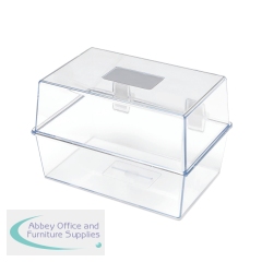 5 Star Card Index Box 5x3 Inch Crystal FS676954