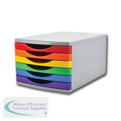 5 Star 6 Drawer Tower 6x30mm 180mm Rainbow FS677826