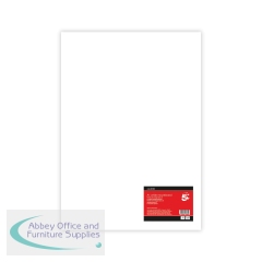 5 Star A1 White Mountboard 1400 Micron (Pack of 10)