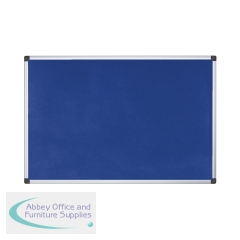 5 Star Fire Retardant Noticeboard 900x600mm Blue FS687988