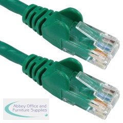 5 Star Network 6 LSOH Moulded Patch Lead 0.5m Green with LSZH Jacket FS711336