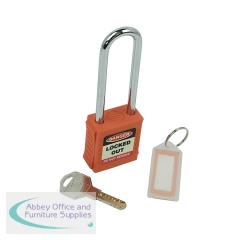 5 Star Long Shackle Safety Lockout Padlock Orange FS712555
