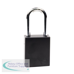 5 Star Aluminium Safety Lockout Padlock Black FS712559