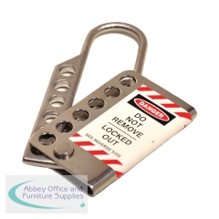 5 Star Stainless Steel Nickel Plated Lockout Hasp 25mm FS712569