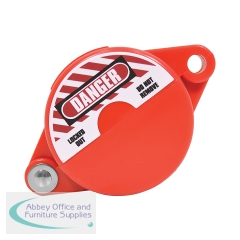 5 Star Gate Valve Lockout 25-63.5mm Red FS712593