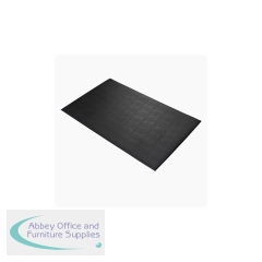5 Star Anti-Fatigue Textured Top Mat 0.9 x 1.5m Black FS712633