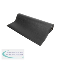 5 Star Anti-Fatigue Textured Top Mat 1.2 x 18.3m Black FS712636