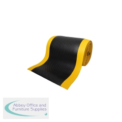 5 Star Anti-Fatigue Premium Bubble Mat 0.9 x 1m Black/Yellow  FS712681