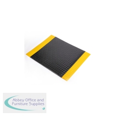 5 Star Anti-Fatigue Comfort Plus Mat 0.9 x 1.5m Black/Yellow FS712689