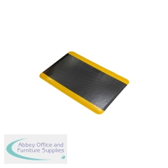 5 Star Anti-Fatigue Safety Deckplate Mat 0.9 x 6m Black/Yellow FS712707