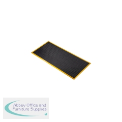 5 Star Heavy Duty Anti-Fatigue Mat 0.9 x 1.8m Black/Yellow FS712735