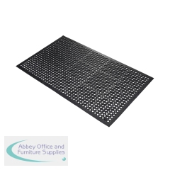 5 Star Anti-Fatigue Ramp Mat 0.9 x 1.5m Black FS712741