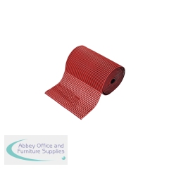 5 Star PVC Anti-Slip Floor Mat 0.59 x 1m Red FS712780