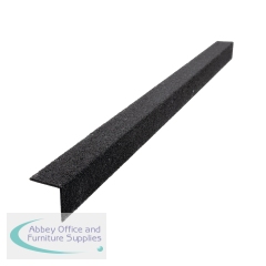 5 Star Anti-Slip Stair Nosing 3m x 55mm x 55mm Black FS712799