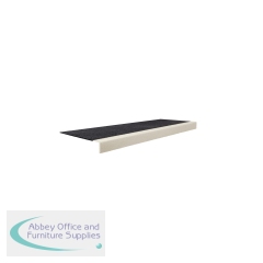 5 Star GRP Anti-Slip Stair Tread 1m x 345mm x 55mm Black/White FS712811