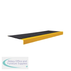 5 Star GRP Anti-Slip Stair Tread 2m x 345mm x 55mm Black/Yellow FS712815
