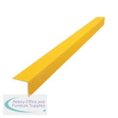 5 Star Anti-Slip Stair Nosing 2m x 55mm x 55mm Yellow FS712859