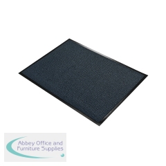 5 Star Entrance Door Mat 1.2 x 1m Black/Blue FS712880