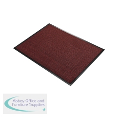 5 Star Entrance Door Mat 1.2 x 1m Black/Red FS712886