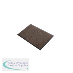 5 Star Entrance Door Mat 0.6 x 0.9m Black/Brown FS712887