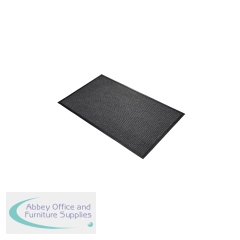 5 Star Super Dry Entrance Door Mat 0.9 x 1.5m Black FS712924