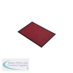5 Star Super Dry Entrance Door Mat 0.6 x 0.9m Red FS712929
