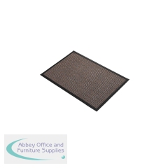 5 Star Super Dry Entrance Door Mat 0.6 x 0.9m Brown FS712932