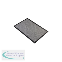 5 Star Super Dry Entrance Door Mat 0.6 x 0.9m Grey FS712935