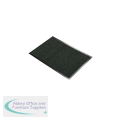 5 Star Heavy Duty Ribbed Door Mat 0.6 x 0.9m Green FS712944