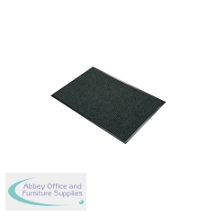 5 Star Heavy Duty Ribbed Door Mat 0.9 x 1.5m Green FS712945