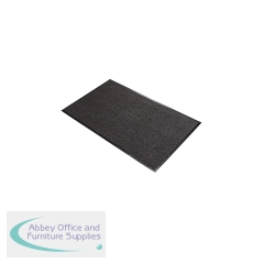 5 Star Indoor High Traffic Entrance Mat 0.9 x 1.5m Grey/Brown FS712957
