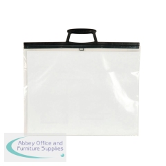 5 Star Clip-Close Poly Folio Folder A1 Clear FS712999