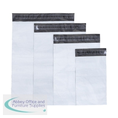 Go Secure by 5 Star Polymailer Polythene Mailing Bags Assorted Sizes (Pack of 100) 0013-PGS