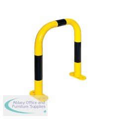5 Star Black Bull Medium Duty Protection Guard for Outdoor Use 600x500mm Yellow/Black FS779168