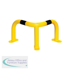 5 Star Black Bull Medium Duty Corner Protection Guard for Indoor Use 350x500x500mm Yellow/Black FS780539