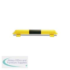 5 Star Black Bull Collision Protection Bar for Indoor Use 86x800mm Yellow/Black FS781727