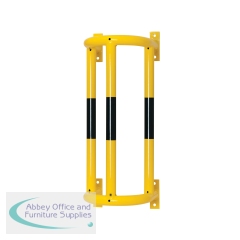 5 Star Traffic-Line Wall Mounted External Pipe Protector for Outdoor Use 1000x350x300mm Yellow/Black FS783981
