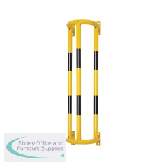 5 Star Traffic-Line Wall Mounted External Pipe Protector for Outdoor Use 1500x350x300mm Yellow/Black FS784551