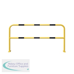5 Star Traffic-Line Steel Hoop Guard for Outdoor Use 1000x2000mm Yellow/Black FS790576
