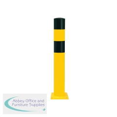 5 Star Black Bull Heavy Duty Bollard Type L 1200mm Yellow/Black FS791405
