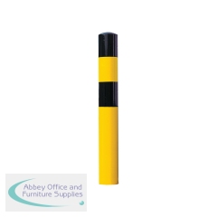 5 Star Black Bull Heavy Duty Bollard Type L 1600mm Yellow/Black FS791443