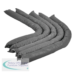 5 Star General Purpose Absorbent Socks in a Box 208cm x 1.2m Grey (Pack of 20) GS20
