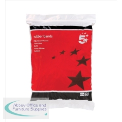 5 Star Office Rubber Bands No24 152x1.5mm Approx 800 Bands Bag 0.454kg)