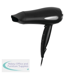 Bedford 2000W Folding Hair Dryer Black 6652