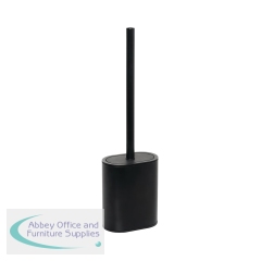 Sana Silicone Toilet Brush and Holder Black 10766